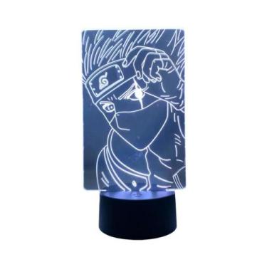 Imagem de Luminária De Mesa LED Acrílica Kakashi Hatake Naruto, Figura De Anime 