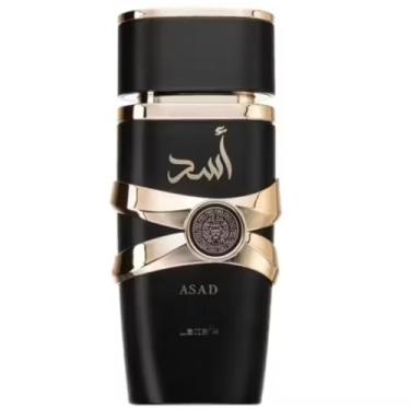 Imagem de Perfume arabe Asad Eau de Parfum, Fragrância Masculina, Luxo Oriental, Frasco Preto com Detalhes Dourados