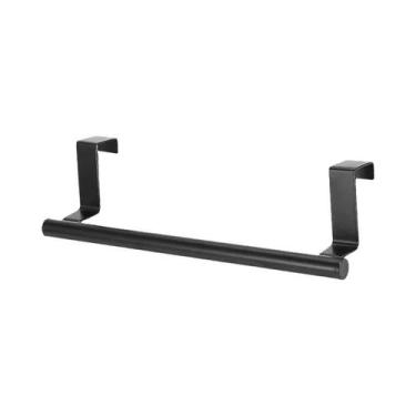 Imagem de Suporte Para Toalhas De Aço Inoxidável Branco E Preto Para Pendurar So