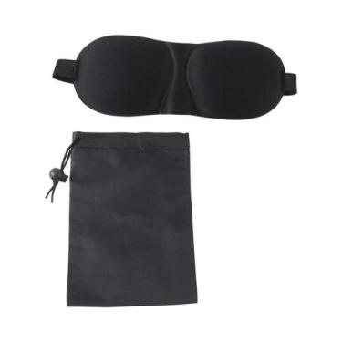 Imagem de Máscara De Dormir 3D Com Almofada Macia, Bloqueio De Luz, Auxílio Rela