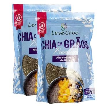 Imagem de Kit 2X: Chia em Grãos Sem Glúten Leve Crock 200g
