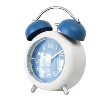 Imagem de Relógio de mesa Despertador Retrô Colorido - Home, Azul