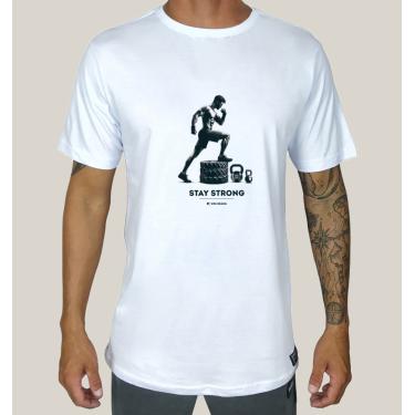 Imagem de Camiseta Academia Masculina Algodão Prime WSS Old School Gym