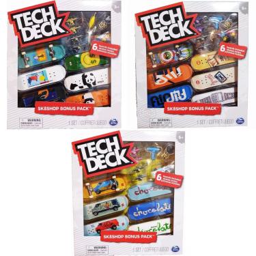 Imagem de TECH DECK SKATE DE DEDO SHOP BONUS PACK COM 6 - 2892 - SUNNY
