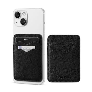 Imagem de Carteira Porta Cartões VULKIT para iPhone com Bloqueio RFID