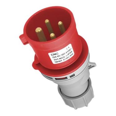 Imagem de Tomada Industrial Macho Modelo Yht-N024 380-415V 3P+E 32A - Cnc