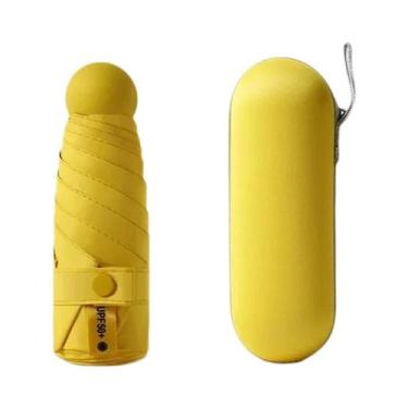 Imagem de Guarda-chuva Compacto De Bolso Com Proteção UV - Leve E Ideal Para Via