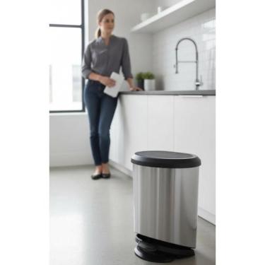 Imagem de Lixeira 20L Inox Pedal Higiene e Praticidade - Congratulations Store
