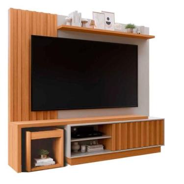 Imagem de Estante Home Theater para Sala 220 cm TV 70 Mesa de Centro Porta de Co