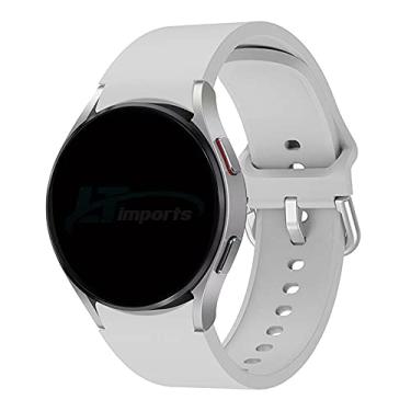 Imagem de Pulseira Moderna LTIMPORTS, compativel com Galaxy Watch 6 - Galaxy Watch 6 Classic - Galaxy Watch 5 - Galaxy Watch 5 Pro - Galaxy Watch 4 Classic (Cinza)
