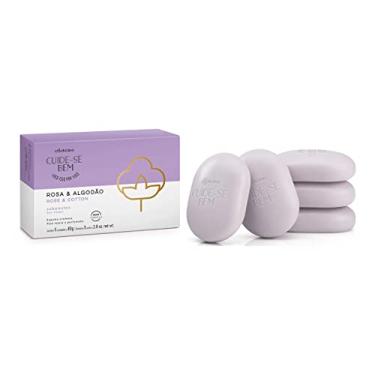Imagem de Sabonete em Barra Cuide-se Bem Rosa e Algodão 5 x 80g