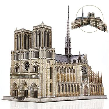 Imagem de Cubic Fun Puzzle 3D Notre Dame de Paris - 293 Peças - Detalhado - Adulto