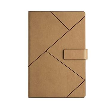 Imagem de A5 B5 Travellers Business Notepads Diários de couro Caderno para meninas Diário, marrom, B5