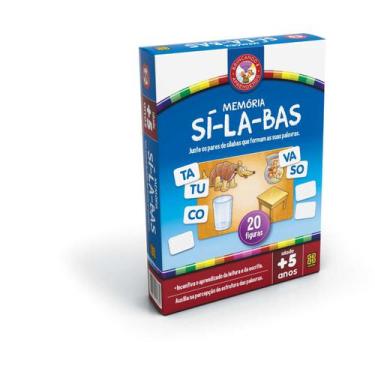 Jogo Educativo da Memória de Silabas Alfabetização Infantil em Promoção na  Americanas