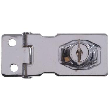 Imagem de The Hillman Group The Hillman Group 852237 4-1/2" Keyed Alike Safety Hasp - Acabamento cromado 1 pacote