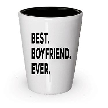 Imagem de Copo de shot Best Boyfriend – Para o namorado incrível – Love Cute Funny (1)