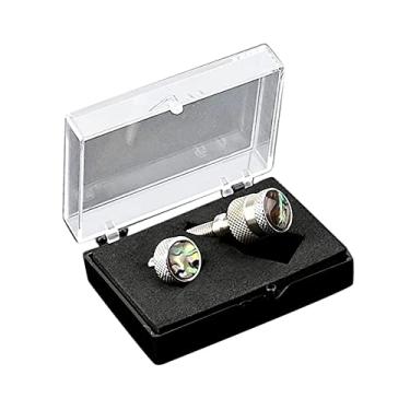 Imagem de Fancyes 2x Parafusos de Tensão Do Pescoço de Saxofone de Pescoço Curvo Substituição de de Madeira Melhora Saxofone Soprano para Profissio, 5 MM