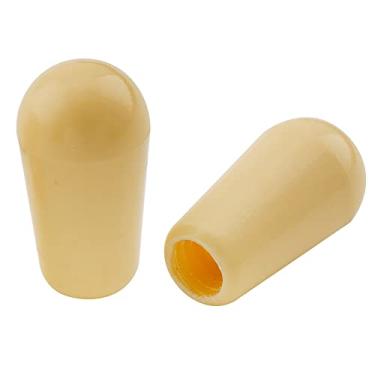 Imagem de Musiclily Pro Inch Size Knob Ponteira de Plástico para Chave Seletora de Guitarra Les Paul, Creme (2 Peças)