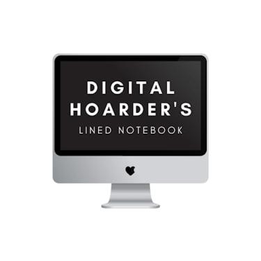 Imagem de Digital Hoarder's lined notebook: Great, stylish design