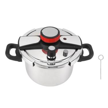 Imagem de Panela de Pressão de Aço Inoxidável, 100KPa Panela de Pressão Grande, Multi-funcional Panela de Pressão à Prova de Explosão Multi Fogão Instantâneo com Tampa para Arroz e Legumes