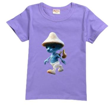 Imagem de Smurf Cat Kids Summer Camiseta de manga curta algodão bebê meninos moda roupas Wаnnnуwаn meninos roupas meninas camisetas tops 8T camisetas, A4, 14-15 Years