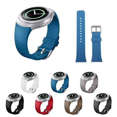 Imagem de Pulseira Silicone para Samsung Gear S2 Sport R720 - Marca Ltimports (Azul)