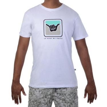 Imagem de Camiseta Masculina Hang Loose Logoduo - BRANCO / P-Masculino