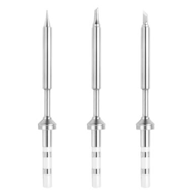 Imagem de FEITA Pinecil TS100 Pontas de Ferro de Solda Substituição para Mini Caneta Micro Solda Portátil Vários Modelos Estações Ferramenta Acessórios de Solda (TS-I/BC2/KU 3 peças)