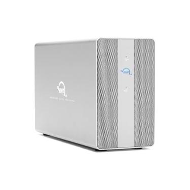 Imagem de OWC Gabinete de armazenamento externo Mercury Elite Pro Dual USB-C/Thunderbolt 3 de 12 TB com hub de 3 portas para Mac e PC