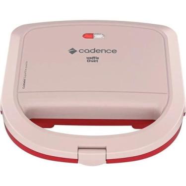 Imagem de Maquina De Waffle Cadence Maker Rosa 220V