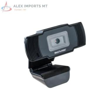 Imagem de Webcam Multilaser HD 720P Office Preto Barato - A.R Variedades MT