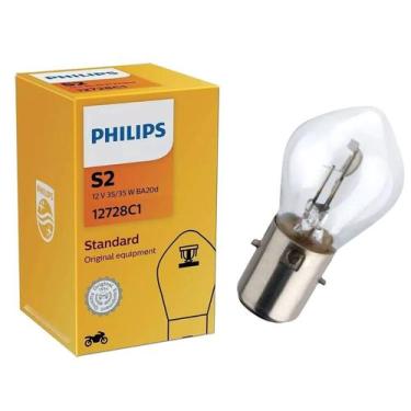 Imagem de Lampada S2 35/35w Shineray Intruder 125 Gsr 150 Philips - Serjão Motop