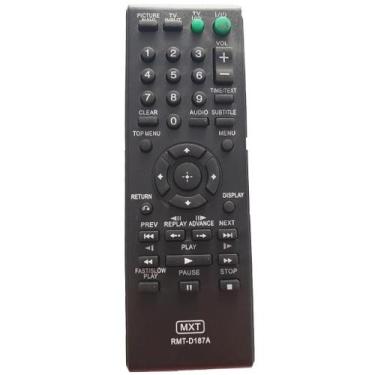 Imagem de Controle Sony Dvd Rmt - D187A Compatível Dvd Sony C01068 - MXT