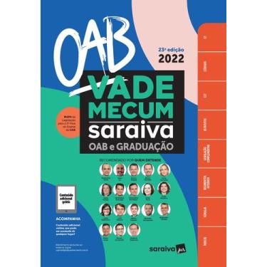 Imagem de Livro - Vade Mecum Saraiva Oab E Graduação - 23ª edição 2022