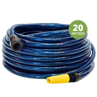 Imagem de Mangueira 1/2" De PVC 20 Metros Para Jardim Com Esguicho - Verde Garde