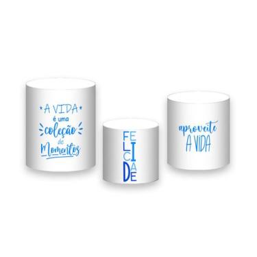 Imagem de Trio de Capas de Cilindro - Feliz Aniversário Que tem História 011 - V