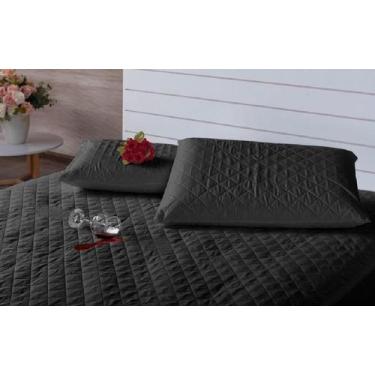 Imagem de Capa Para Colchão Impermeável Matelada Casal Queen Preto - Casa Home