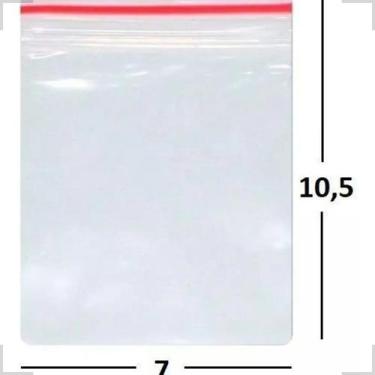 Imagem de Saco Plástico Zip Lock Hermético 7x10 N3 C/1.000 Un - Talge