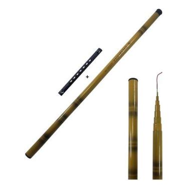 Imagem de Vara de Mão Bambu 3m Telescópica 60% Carbono Modelo Bamboo - Safari Ma