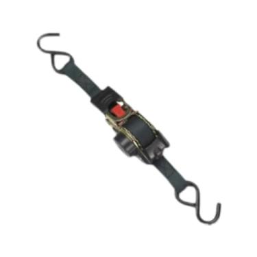 Imagem de Generic Cinta retrátil automática de catraca, fita retrátil para encolhimento, resistente com ganchos S para caminhões, barcos, veículos, proteção de carga, Preto