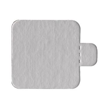 Imagem de 200 Base Laminada para Doces Quadrado Nº6 Premium - AAZ, Branco