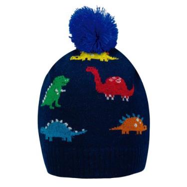 Imagem de Touca Bebê Pompom Menino 0/2 Anos - Rossini, 0-1 Ano, Marinho