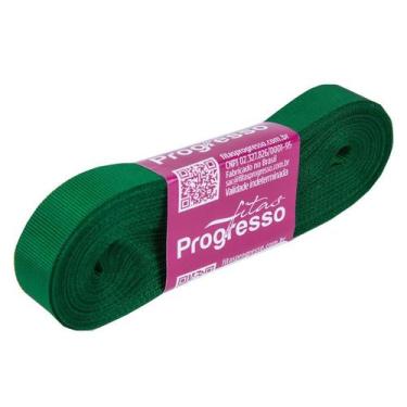 Imagem de Fita Gorgurão Progresso 15mm nº3 - 10m Cor 217 Verde Bandeira - 01 uni