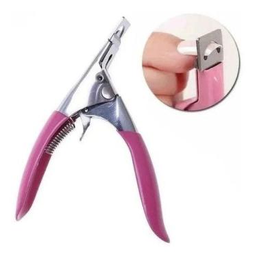 Imagem de Kit 10 Alicate Cortador Unhas Tips Acrigel Gel Uv Postiça - OEM