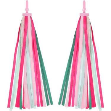 Imagem de BESPORTBLE Par de serpentinas azuis menino bicicleta bebê bicicleta acessórios azuis acessórios meninas guiador borlas de bicicleta para meninas acessórios de bicicleta scooter aperto decorar aldult