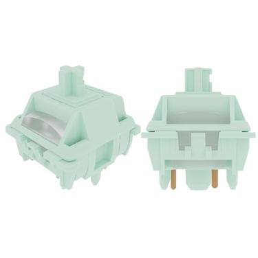 Imagem de Interruptor de teclado Gateron Coral Linear 5 pinos 43gf mola dupla pré-lubrificado para jogos, para teclado mecânico MX (45 peças)