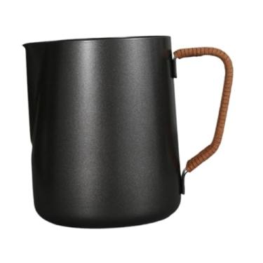 Imagem de Ｂｅｓｇａ Espresso Latte Arte Copo arremessador jarro de jarro com leite de capa de cafeteira de panela para molhos de chocolate quente, 1000ml