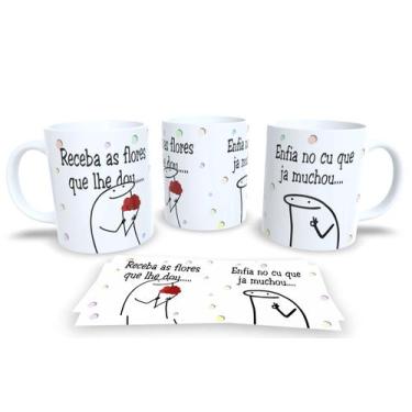 Imagem de Caneca de Porcelana Personalizada Flork Frases Engraçadas, Divertidas 