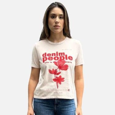 Imagem de Camiseta Feminina Denim People Colcci Jeans-Feminino