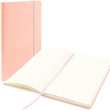 Imagem de Caderno anotações 13x21cm pontilhado 80 fls rosa pastel Spiral pt 1 un